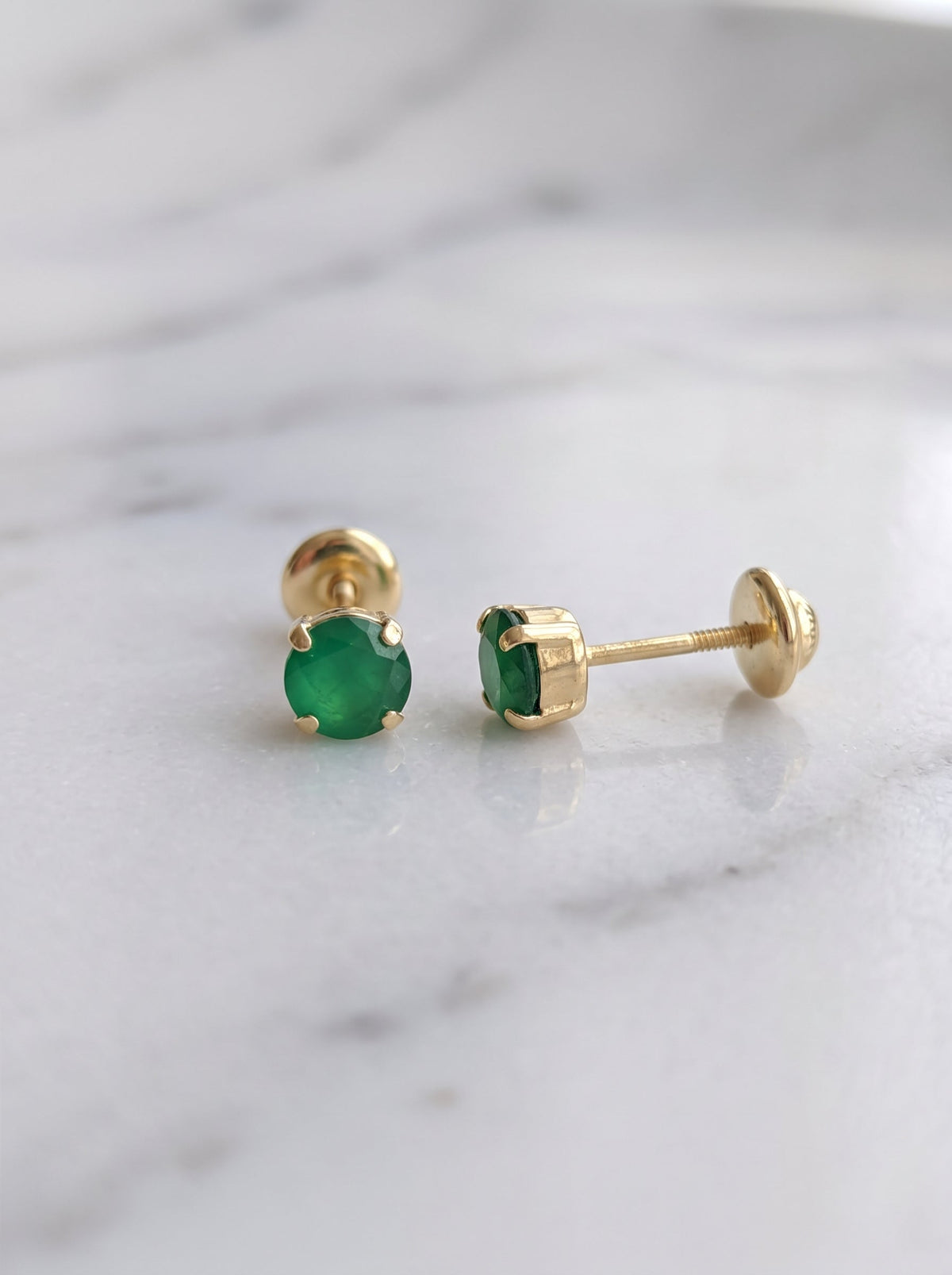 ARETES ORO LAMINADO Y PLATA