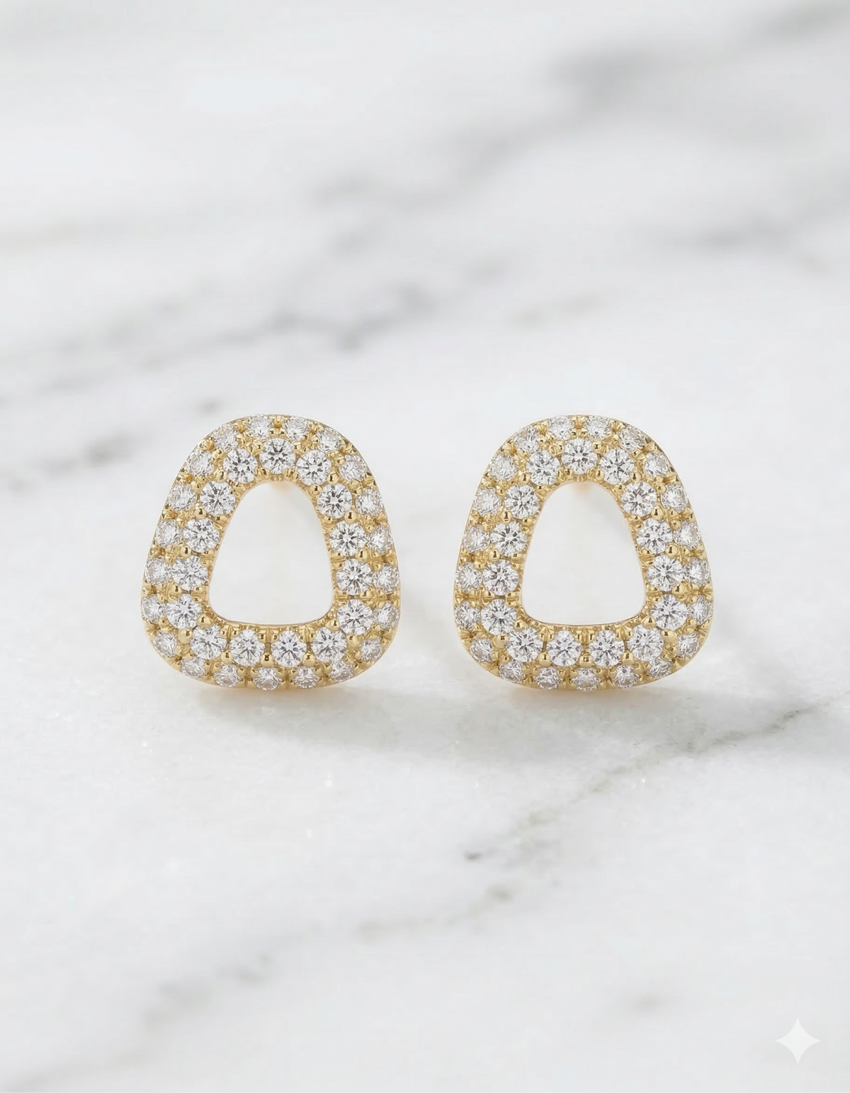 ARETES PLATA LAMINADA