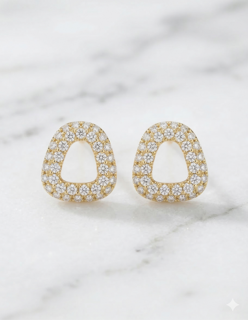 ARETES PLATA LAMINADA