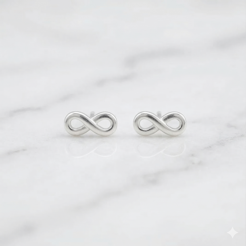 ARETES PLATA NATURAL