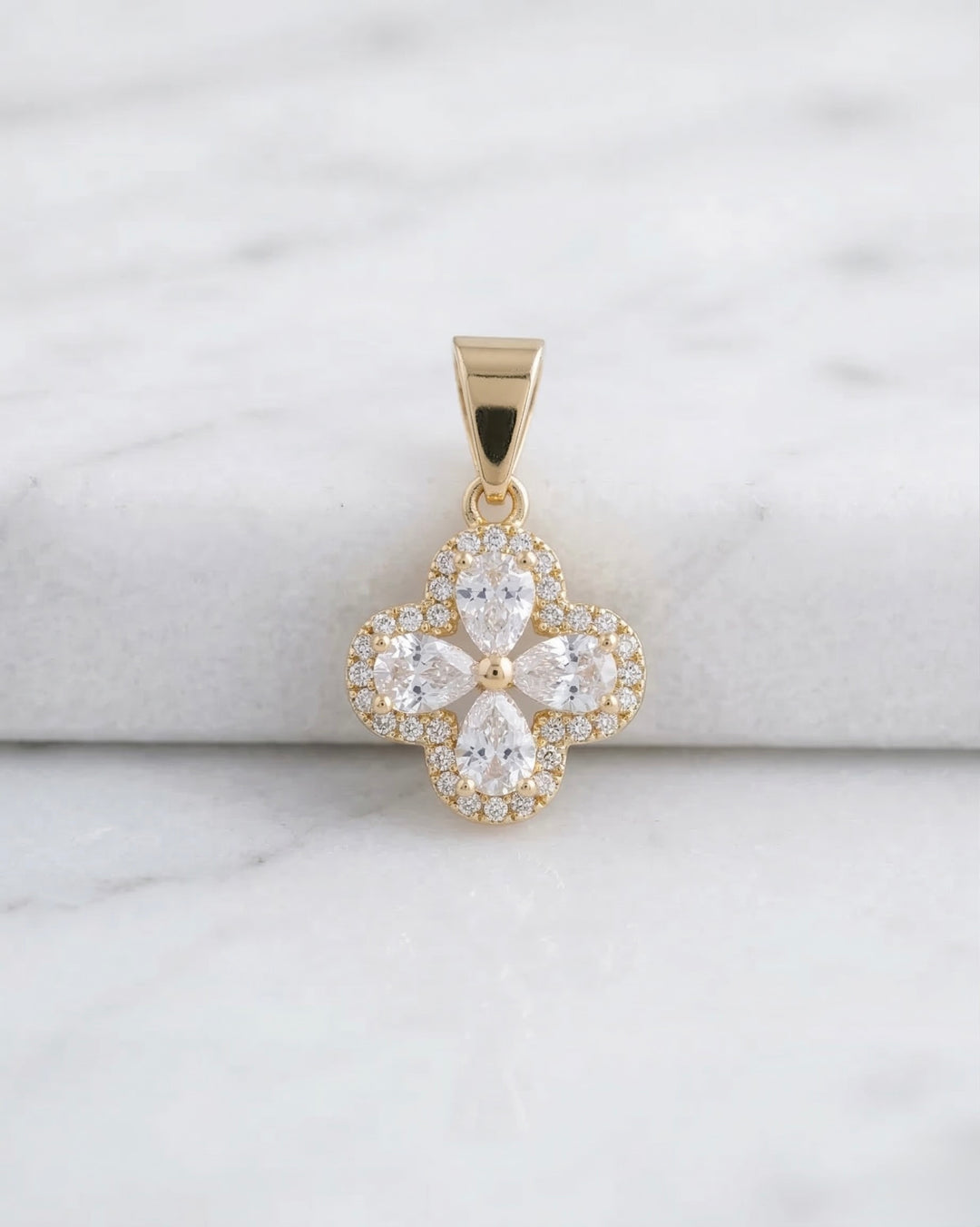 DIJE TREBOL SWAROV ED ESPECIAL CRISTAL 1.2CM