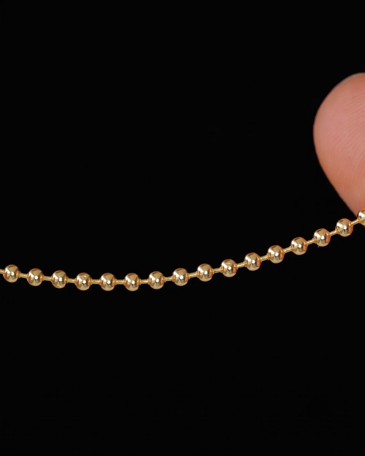 CADENA PLATA L  MILITAR 2,5MM 60CM