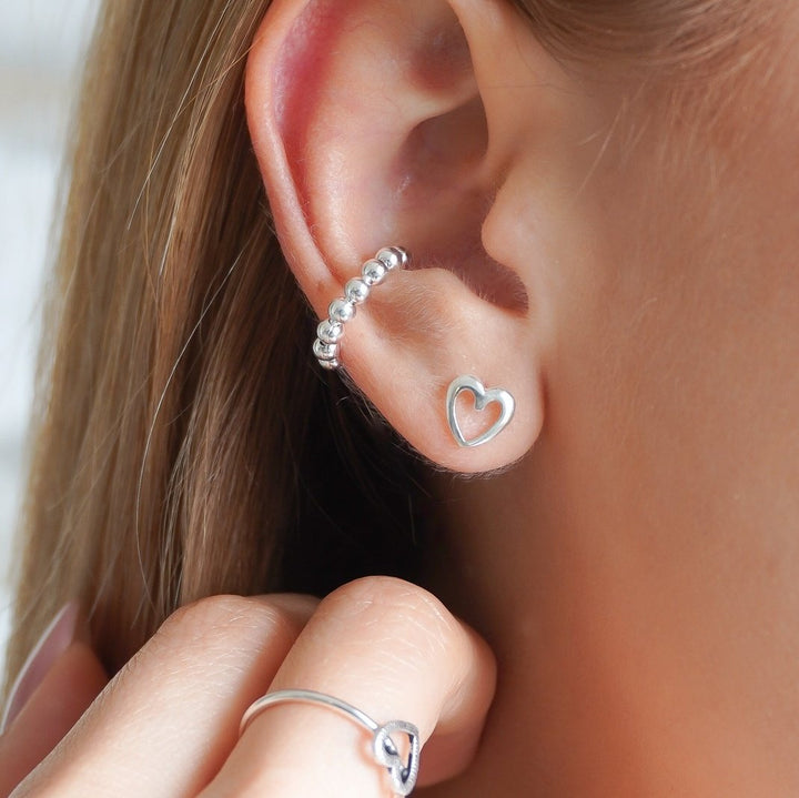 A EARCUFF ONE LINE BALINES PLATA