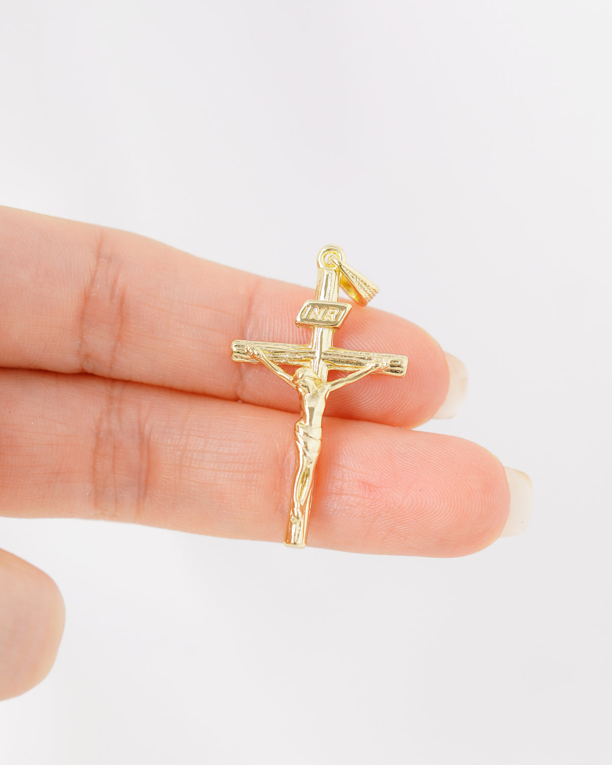 DIJE CRISTO MADERO INRI 3.5CM