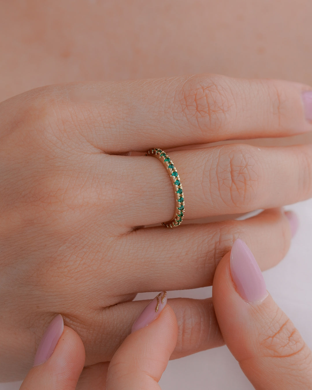 ANILLO FULL SEGUIDO VERDE ESM