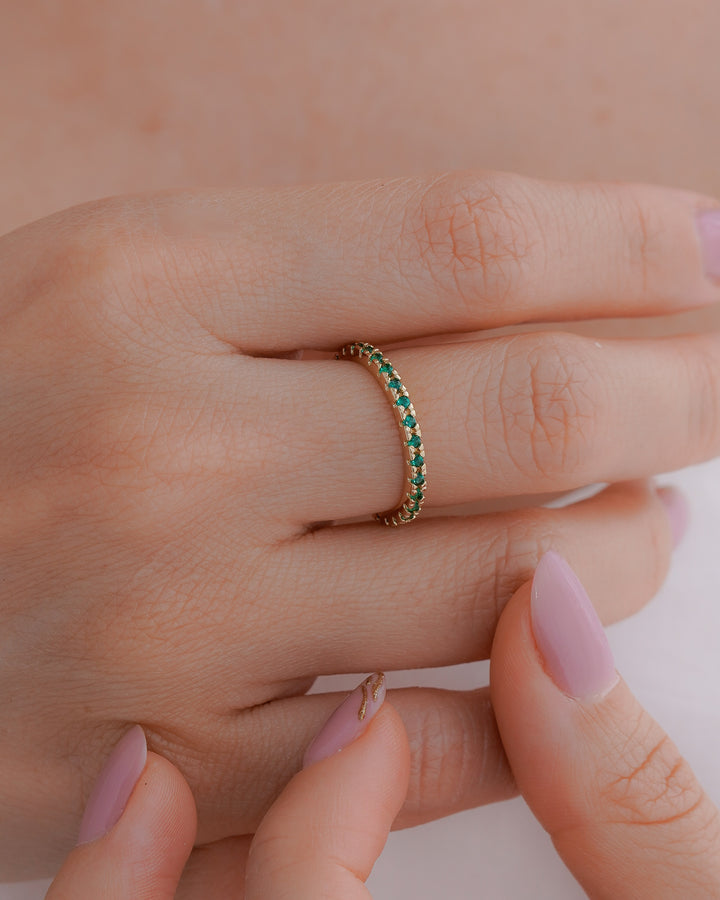 ANILLO FULL SEGUIDO VERDE ESM