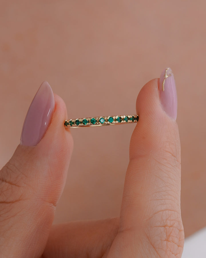 ANILLO FULL SEGUIDO VERDE ESM