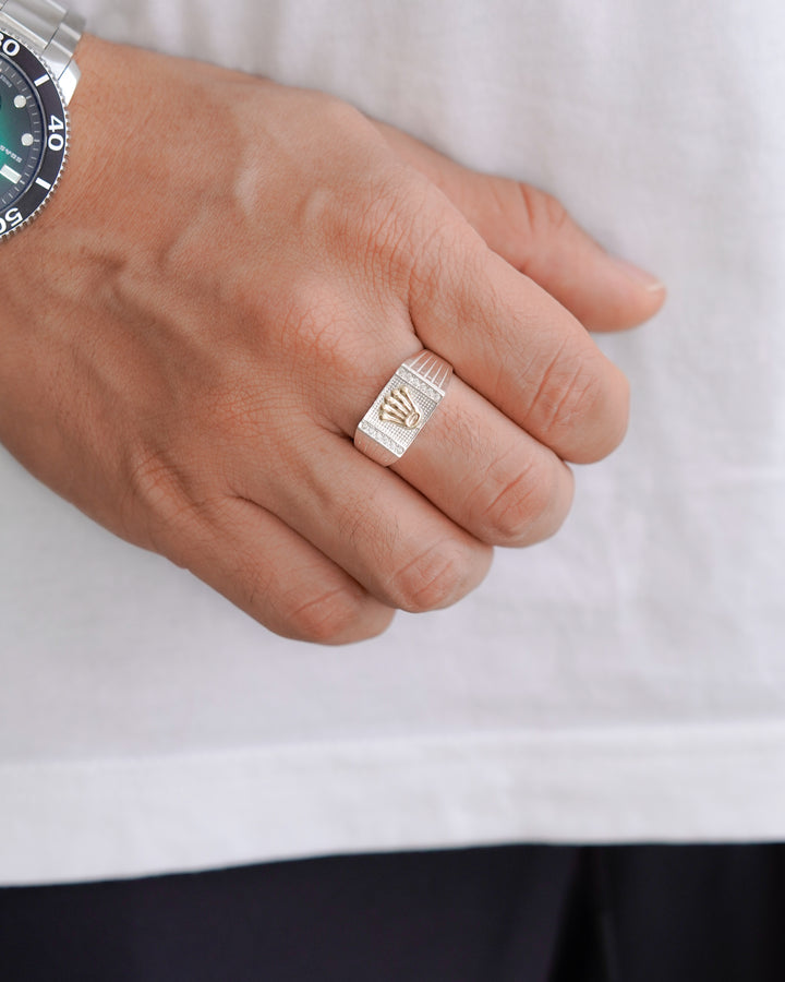ANILLO ROLEX PLATA ORO  PLATA ITA