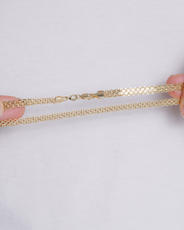CADENA CHINO DOBLE CARRIL 6MM 60CM