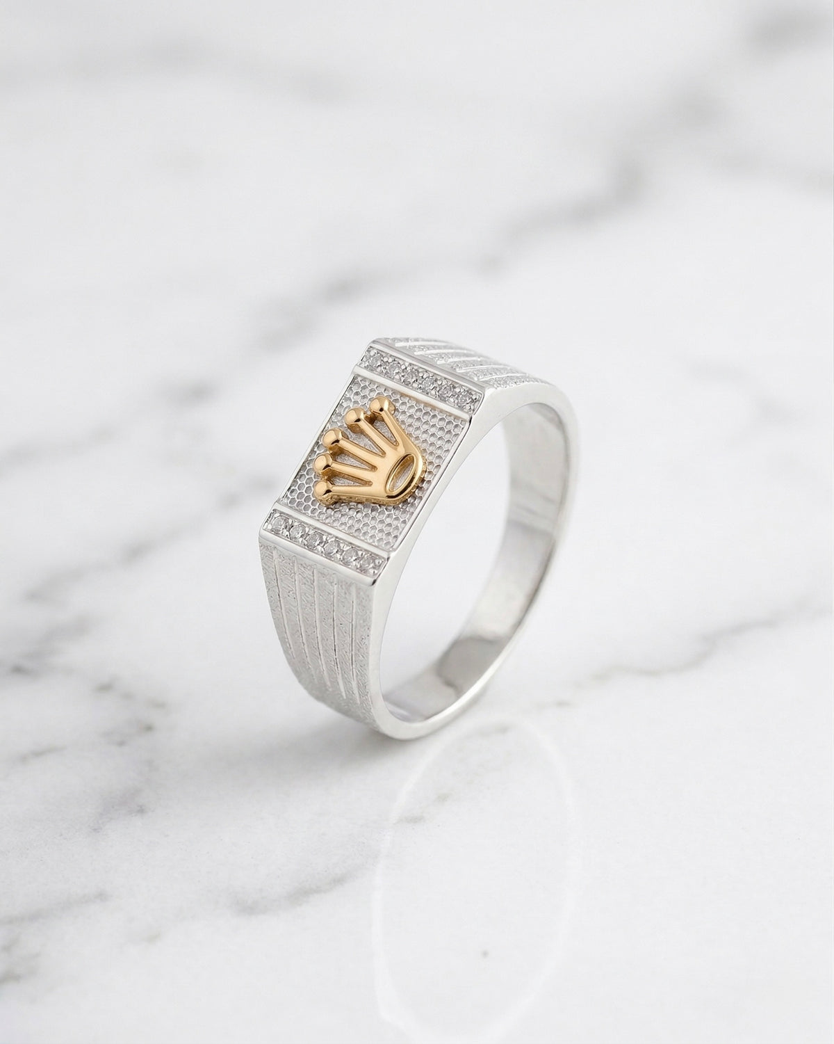 ANILLO ROLEX PLATA ORO  PLATA ITA