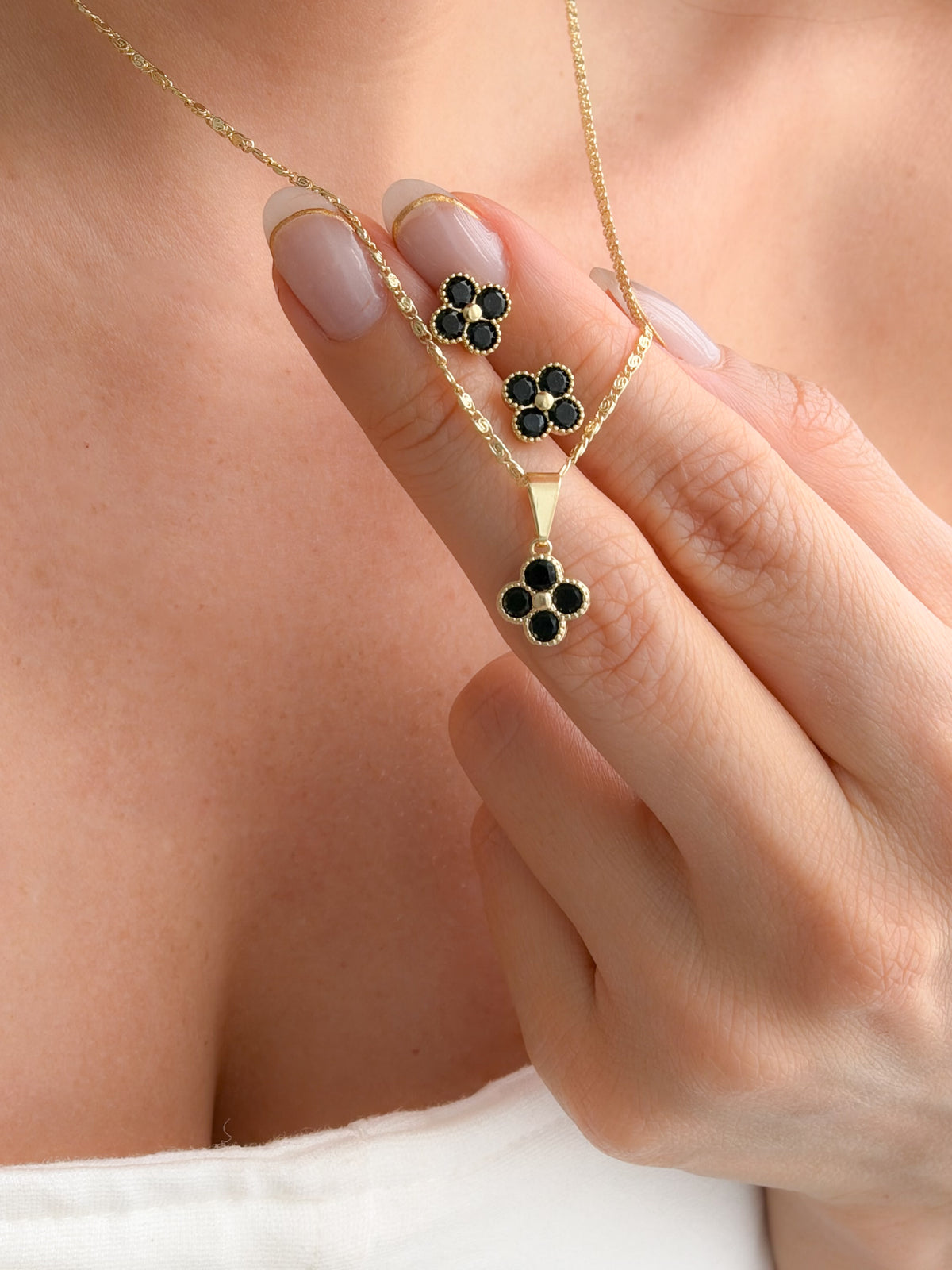 SET CLOVER NEGRO