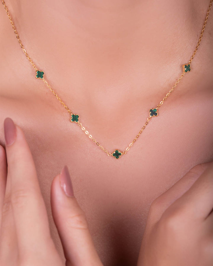 C COLLAR 5 TREBOL ESPECIAL VERDE