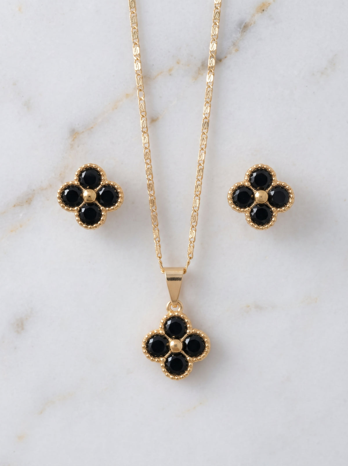 SET CLOVER NEGRO
